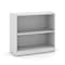 Officesource OS Laminate Bookcases Bookcase - 2 Shelves OS154WH - alternate 1